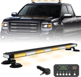 Xr-708 Xridonsen 37 Inch 104 Led Roof Top Strobe Light Bar Amber White Amber/white