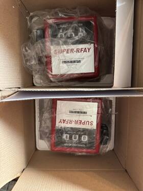 Dffm-01 Xuhal Aluminum Mechanical Fuel Meter 1 Inch Diesel Flow Lot Of 2 Meters