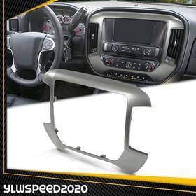 V-02itm4548agy Ylwspeed20 Fit For 2014-20 Silverado Sierra Dash Center Radio Control Bezel Panel