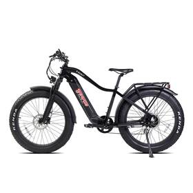 12803002blk Young Electric E-scout 750w Offroad E-bike Electronic Bicycle 26 Inch Fat Tire Black