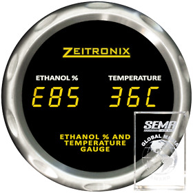 Ztxeca2dualgaugey Zeitronix Eca-2 Ethanol Content Analyzer And Dual Gauge Yellow No Flex Sensor Ztxeca2dualgaugey Zeitronix Eca-2 Ethanol Content Analyzer And Dual Gauge Yellow No Flex Sensor
