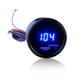 Zeromotor 8 754003844306 2 Inch 52mm Water Temp Gauge Blue Digital Led Temperature Car Universal Auto Meter