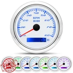 85MM Gauge 7 Color 0-8000 Rpm Auto Boat Marine. Fixed Price $56.79.