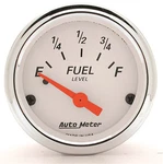 Autometer Arctic White 0-90 Ohms Electric Gm Chevy Fuel Level Gauge 2-1/16". Fixed Price $67.00.