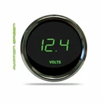 Intellitronix MS9015G Led Digital Voltmeter 2-1/16" 7 To 25.5 Volts Chrome Green. Fixed Price $73.11.