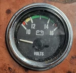 Peterbilt 17-03078 Gauge-voltmtr Chrome Bezel. Fixed Price $142.50.