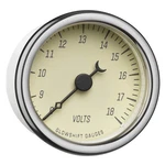 Glowshift Classic 18V Voltmeter Battery Gauge Kit, Antique White Dial. Fixed Price $62.99.