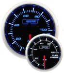 Fuel Pressure Gauge- Electric Prosport Blue & White 52MM (2 1/16") W/sender. Fixed Price $59.00.