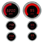 Intellitronix MS9999R Led Digital 6-GAUGE Kit, Red. Fixed Price $537.96.