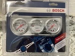 Bosch FST8092 Style Line 1-1/2" Oil Pressure/water Pressure/voltmeter Gauge Set. Fixed Price $49.49.