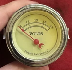 Classic Instruments VT30SLF Vintage 2" Volt Gauge. Fixed Price $40.00.