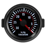 Universal 2" 52MM Car Vacuum Pressure Gauge Meter 0-30 In.hg White Led Light. Fixed Price $17.19.
