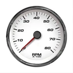 New Vintage Usa 01151-03 4-3/8" Tachometer 8K Wht. Fixed Price $229.99.