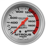 Autometer 4428 Ultra-lite Nitrous Pressure Gauge 2-5/8 In., Mechanical. Fixed Price $138.99.