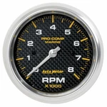 Autometer Gauge Tachometer Marine Carbon Fiber 3-3/8IN 8K Rpm. Fixed Price $340.74.