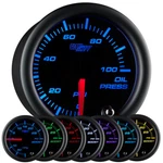 New 52MM Glowshift Black 7 Color Electronic Oil Pressure Psi Gauge Meter. Fixed Price $96.99.