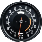 Oer Reproduction Tachometer 5300 Red Line For 1972-1974 Chevrolet Corvette. Fixed Price $149.98.