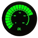 Intellitronix B9114G Barg Oil Pressure Gauge, Green. Fixed Price $84.18.
