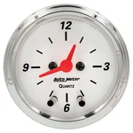 Autometer 1385 Arctic White Series 2-1/16" 12 Hour Clock Gauge. Fixed Price $162.86.
