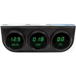 Intellitronix Digital Led 3 Gauge Panel; Oil/water/volts; 2-1/16; Green. Fixed Price $207.99.