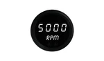 2 1/16" Digital Tachometer White Led Gauge Black Bezel Made In The Usa. Fixed Price $89.95.