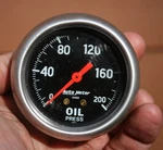 Autometer Vintage 5/8" 200 Lbs Oil Pressure Gauge - Model 3422. Fixed Price $39.00.