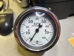 Stewart Warner Wings Tachometer 82659 0-8000RPM 12V White Dial Housing. Fixed Price $160.00.