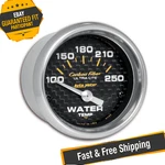Auto Meter 4737 Carbon Fiber Air-core 2-1/16" Water Temperature Gauge, 100-250. Fixed Price $128.34.