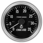 Stewart Warner Deluxe Series Tachometer Diesel 0-3,500 3/8" Dia In-dash 82636. Fixed Price $169.99.