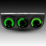 Intellitronix Green Led Analog Volt, Water Temp, And Oil Pressure Gauge Set -. Fixed Price $227.04.