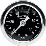Allstar 80206 1.5IN Gauge 0-100 Psi Liquid Filled. Fixed Price $35.33.