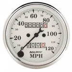 Autometer 1693 Gauge; Speedometer; 1/8IN.; 120MPH; Mechanical; Old Tyme White. Fixed Price $168.92.