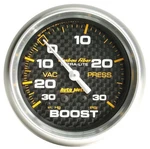 Autometer 4803 Carbon Fiber Vacuum/boost Gauge, 2-5/8", 30" HG-30 Psi,. Fixed Price $139.89.
