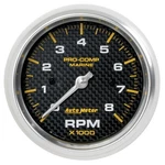 Autometer Marine Carbon Fiber 3-3/8IN 8K Rpm Tachometer. Fixed Price $275.55.