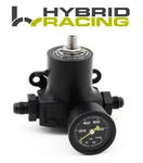 Hybrid Racing Monoblock Fuel Pressure Regulator Universal With Gauge 0-100 Psi. Fixed Price $275.00.
