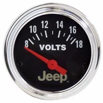 Autometer Gauge Voltmeter For Jeep 52MM 8-18 Volts Short Sweep Electronic. Fixed Price $125.43.