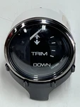 Nos Faria Black Platinum Boat Marine Trim (omc Or Johnson / Evinrude) Gauge. Fixed Price $19.99.