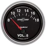 Autometer 7691 Sport-comp Ii Electrical Voltmeter Gauge 2 5/8" Dia Black Face. Fixed Price $91.99.