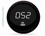 Intellitronix M9108W Led Digital Oil Temp Gauge 2-1/16" To 250 Black White. Fixed Price $74.01.