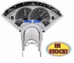 Dakota Digital VHX-55C-S-B 1955-56 Chevy Car Series Gauges Silver/blue. Fixed Price $945.25.