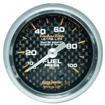 Auto Meter 4712 Gauge Fuel Pressure 1/16" 100PSI Mechanical Carbon Fiber. Fixed Price $106.81.