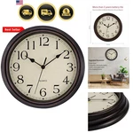 Retro Silent Non-ticking Round Classic Clock Quartz Decorative Battery Operat.... Fixed Price $27.99.