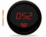 Intellitronix M9113R Led Digital Water Temp Gauge 2-1/16" To 350 Black Red. Fixed Price $74.01.