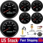 6 Gauge Set With Sensor 110MM Gps Speedometer 120MPH Tachometer 8000RPM Us. Fixed Price $153.69.