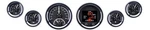 Dakota Digital Universal 3/8" & 1/16" Analog Gauges Black Alloy HDX-2060-K. Fixed Price $1543.75.