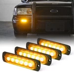 Xprite 4PCS Amber Led Side Marker Strobe Lights Flash Emergency Warning Hazard. Fixed Price $24.99.