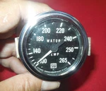 Vintage Stewart Warner 1/8" 100 - 265 Degree Mechanical Water Temp Gauge DAY2. Fixed Price $150.00.