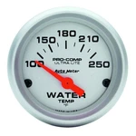 Autometer Ultra-lite 52MM Water Temperature Gauge 100-250 For Automotive. Fixed Price $109.57.