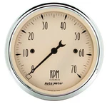 Autometer 1898 Antique Beige Tachometer, 3-1/8", 7K Rpm, In-dash. Fixed Price $173.80.