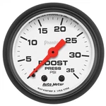 Autometer 5704 Phantom Mechanical Boost Pressure Gauge 0-35PSI 2-1/16". Fixed Price $89.32.